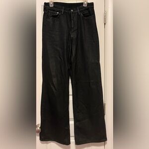 H&M Black Flare & Wide Leg women’s Jeans(size 8)